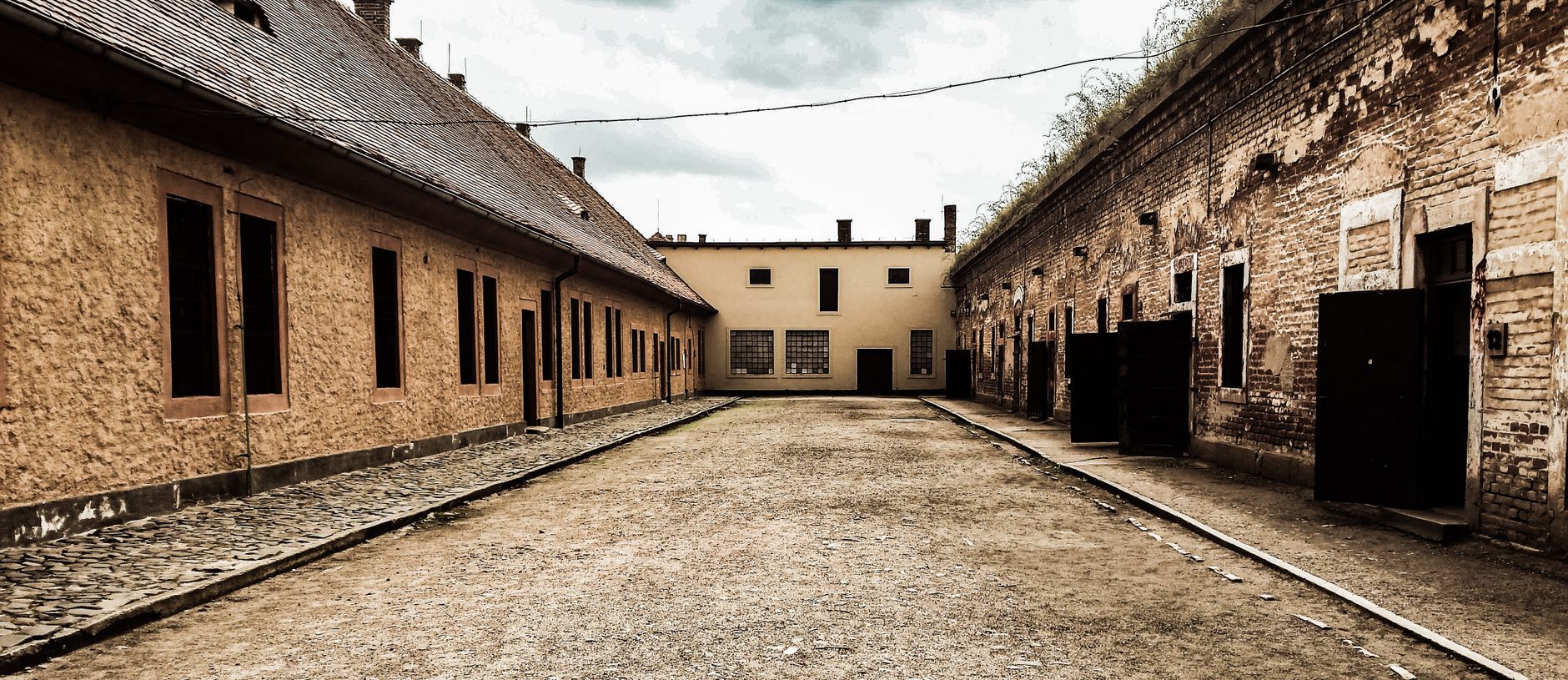 Historic Prison Courtyard on Robben Island